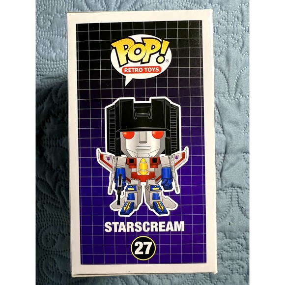 Funko Pop Transformers STARSCREAM Retro Toys #27 Target Exclusive - Picture 4 of 7